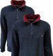 BASTION Bluza męska sportowa granatowa suwak 4XL 1