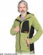 R.E.I.S. LH-NA-P - Bluza polarowa NEW AGE z kapturem - limonkowo-czarny M 1