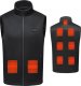 Mozos HV4 Ogrzewana elektryczna kamizelka unisex r. XXL czarna 8