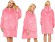 Verk CIEPŁA BLUZA KOC OVERSIZE XXL 2W1 GRUBA FUTRZAK 1