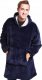 Verk CIEPŁA BLUZA KOC OVERSIZE XXL 2W1 GRUBA FUTRZAK 4