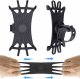 Alogy Alogy Uchwyt rowerowy Spider TPU Bike Holder do telefonu Silikonowy na rower motor hulajnoga quad Czarny 11