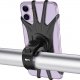 Alogy Alogy Uchwyt rowerowy Spider TPU Bike Holder do telefonu Silikonowy na rower motor hulajnoga quad Czarny 4