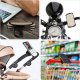 Alogy Alogy Uchwyt rowerowy Spider TPU Bike Holder do telefonu Silikonowy na rower motor hulajnoga quad Czarny 10