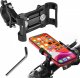 Alogy Alogy Uchwyt rowerowy Metal Bike Holder do telefonu na kierownicę do roweru motocykla hulajnogi Czarny 1