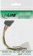 Kabel zasilający InLine InLine® SATA Power Cable 1x 5.25" to SATA 0.3m 1