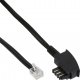 InLine InLine® TAE-N cable, TAE-N to RJ11 (6P4C), 1m 1