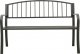 vidaXL vidaXL Ławka ogrodowa, szara, 120 cm, stalowa 1