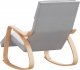 vidaXL vidaXL Fotel bujany, jasnoszary, tapicerowany tkaniną 5
