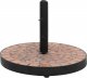 vidaXL vidaXL Okrągła podstawa pod parasol, terakotowa, 12 kg 1