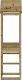 vidaXL vidaXL Domek do placu zabaw, 52,5x46,5x206,5 cm, impregnowana sosna 2