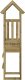 vidaXL vidaXL Domek do placu zabaw, 52,5x46,5x206,5 cm, impregnowana sosna 3