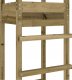 vidaXL vidaXL Domek do placu zabaw, 52,5x46,5x206,5 cm, impregnowana sosna 4