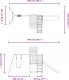 vidaXL vidaXL Domek ze zjeżdżalnią, drabinką i huśtawką, impregnowana sosna 9