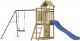 vidaXL vidaXL Domek ze zjeżdżalnią, huśtawką i ścianką wspinaczkową 2