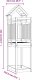 vidaXL vidaXL Domek do placu zabaw, 52,5x110,5x214 cm, drewno sosnowe 5