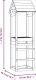 vidaXL vidaXL Domek do placu zabaw, 53x46,5x194 cm, drewno daglezjowe 6