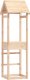 vidaXL vidaXL Domek do placu zabaw, 53x46,5x194 cm, drewno sosnowe 2