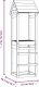 vidaXL vidaXL Domek do placu zabaw, 53x46,5x194 cm, drewno sosnowe 6