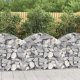 vidaXL vidaXL Łukowaty kosz gabionowy, 100x30x80/100 cm, galwanizowane żelazo 1