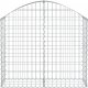 vidaXL vidaXL Łukowaty kosz gabionowy, 100x30x80/100 cm, galwanizowane żelazo 2