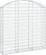 vidaXL vidaXL Łukowaty kosz gabionowy 150x30x140/160 cm, galwanizowane żelazo 2