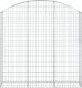 vidaXL vidaXL Łukowaty kosz gabionowy 150x30x140/160 cm, galwanizowane żelazo 3