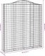 vidaXL Kosze gabionowe, 3 szt, 200x30x220/240 cm, galwanizowane żelazo 6