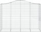 vidaXL vidaXL Łukowaty kosz gabionowy 200x50x140/160 cm, galwanizowane żelazo 2