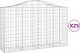vidaXL vidaXL Kosze gabionowe, 25 szt, 200x50x120/140cm, galwanizowane żelazo 2