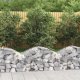 vidaXL vidaXL Łukowaty kosz gabionowy, 100x50x40/60 cm, galwanizowane żelazo 1
