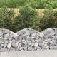 vidaXL vidaXL Łukowaty kosz gabionowy, 100x50x60/80 cm, galwanizowane żelazo 1
