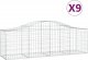 vidaXL vidaXL Kosze gabionowe, 9 szt, 200x50x60/80 cm, galwanizowane żelazo 2