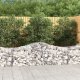 vidaXL Kosze gabionowe, 11 szt, 200x50x60/80 cm, galwanizowane żelazo 1