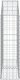 vidaXL vidaXL Łukowaty kosz gabionowy 100x30x100/120 cm, galwanizowane żelazo 2