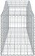 vidaXL Kosze gabionowe, 12 szt, 200x50x60/80 cm, galwanizowane żelazo 5