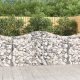 vidaXL Kosze gabionowe, 40 szt, 200x50x100/120cm, galwanizowane żelazo 1