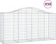 vidaXL Kosze gabionowe, 50 szt, 200x50x100/120cm, galwanizowane żelazo 1