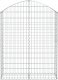 vidaXL vidaXL Łukowaty kosz gabionowy 100x30x120/140 cm, galwanizowane żelazo 2