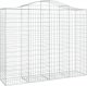 vidaXL Łukowaty kosz gabionowy 200x50x160/180 cm, galwanizowane żelazo 2