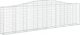 vidaXL vidaXL Łukowaty kosz gabionowy, 400x30x100/120cm, galwanizowane żelazo 2