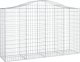 vidaXL vidaXL Łukowaty kosz gabionowy 200x50x120/140 cm, galwanizowane żelazo 2