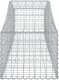 vidaXL Kosze gabionowe, 9 szt, 200x50x40/60 cm, galwanizowane żelazo 5