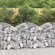 vidaXL vidaXL Łukowaty kosz gabionowy, 100x50x80/100 cm, galwanizowane żelazo 1