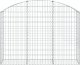 vidaXL vidaXL Łukowaty kosz gabionowy 150x30x100/120 cm, galwanizowane żelazo 2