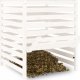 vidaXL vidaXL Kompostownik, biały, 82,5x82,5x99,5 cm, lite drewno sosnowe 3