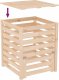 vidaXL vidaXL Kompostownik, 63,5x63,5x77,5 cm, lite drewno sosnowe 6