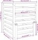 vidaXL vidaXL Kompostownik, 63,5x63,5x77,5 cm, lite drewno sosnowe 8