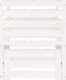 vidaXL vidaXL Kompostownik, biały, 63,5x63,5x77,5 cm, lite drewno sosnowe 3