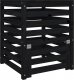 vidaXL vidaXL Kompostownik, czarny, 63,5x63,5x77,5 cm, lite drewno sosnowe 1